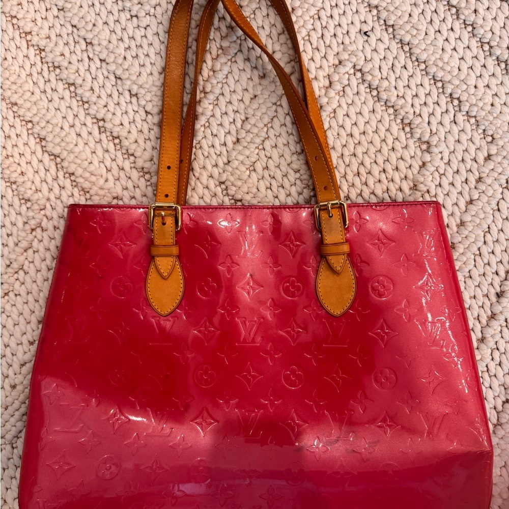 Louis Vuitton Red Tote Bag